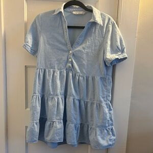 Zara Blue Mini Dress